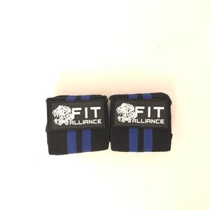 Fit Alliance Blue/Black Wrist Wrap & Strap Combo